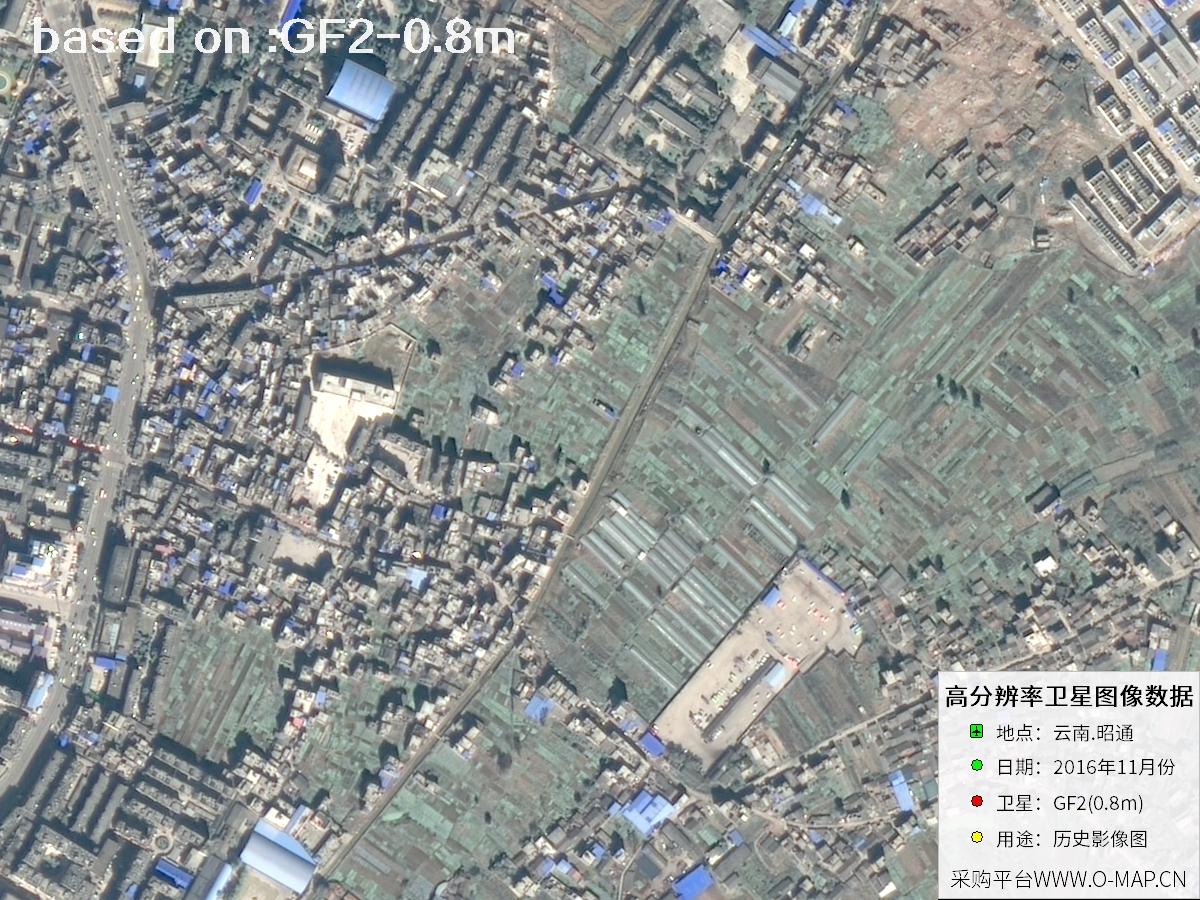 2016 Yunnan Zhaotong GF2 Satellite Image