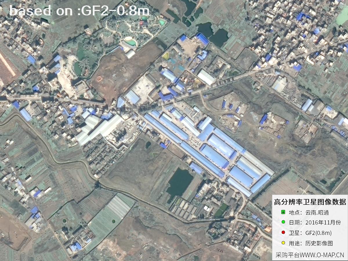 2016 Yunnan Zhaotong GF2 Satellite Image 5