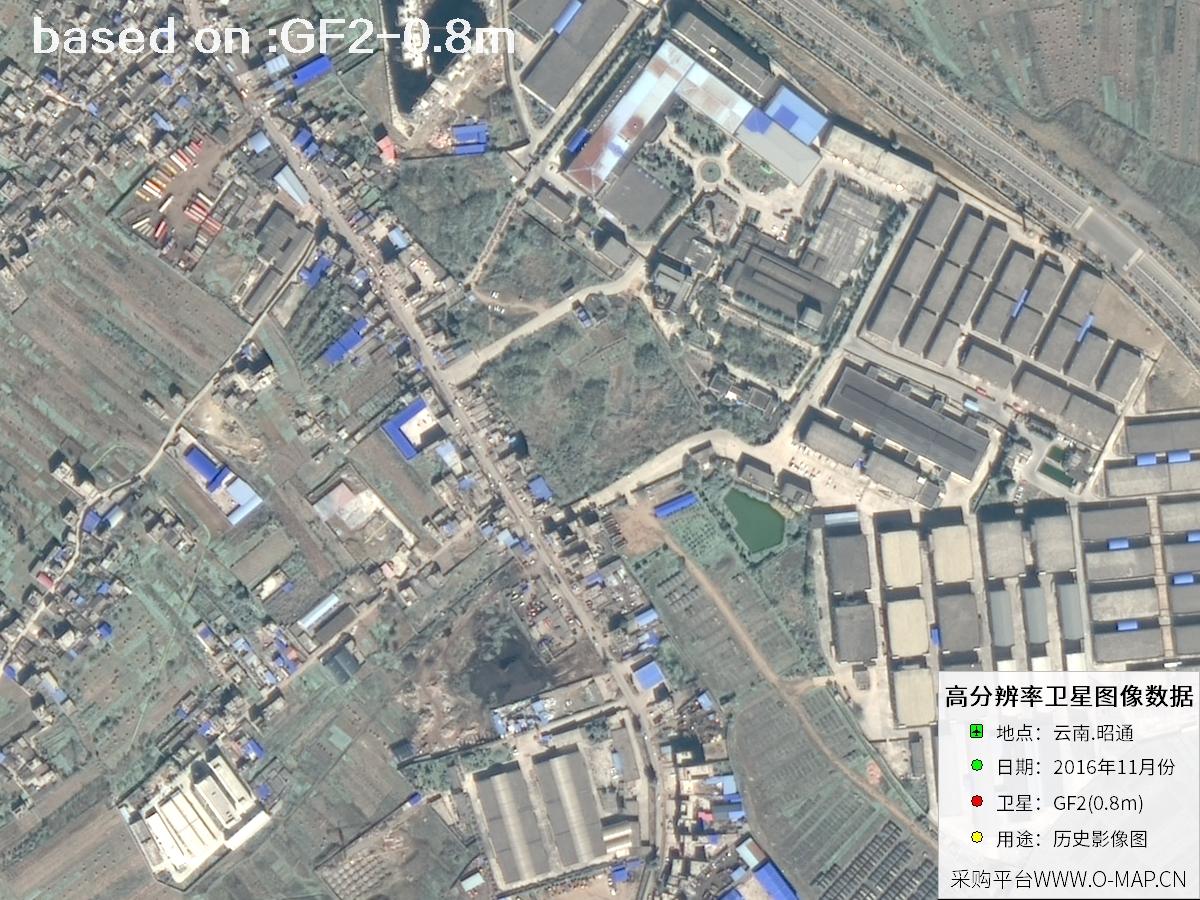 2016 Yunnan Zhaotong GF2 Satellite Image 9