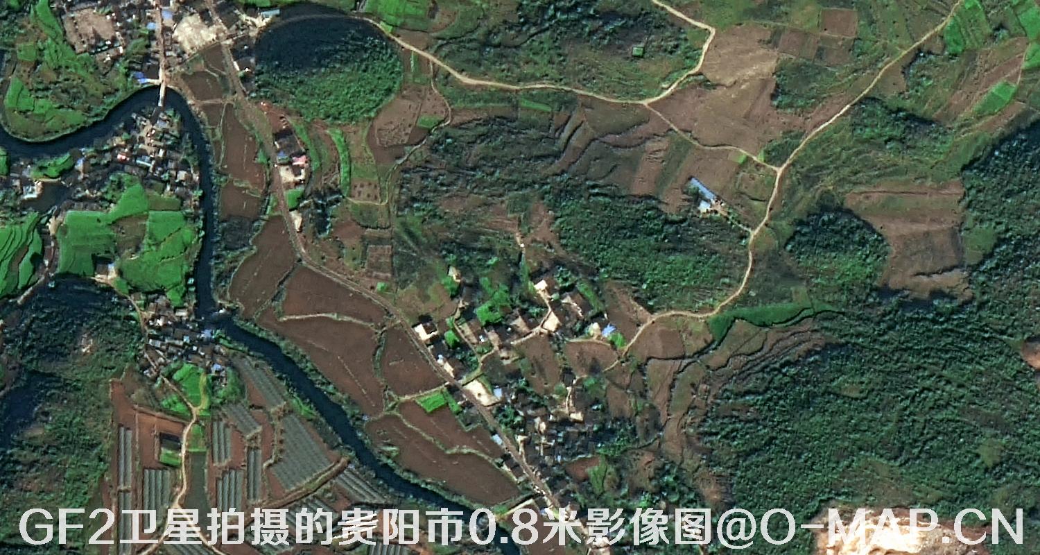 高分二号卫星拍摄的0.8米影像图