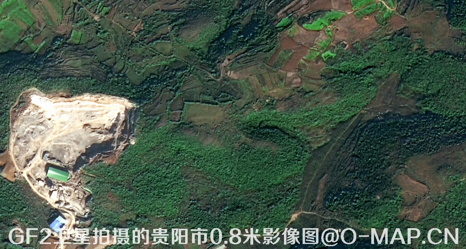 高分二号卫星拍摄的0.8米影像图