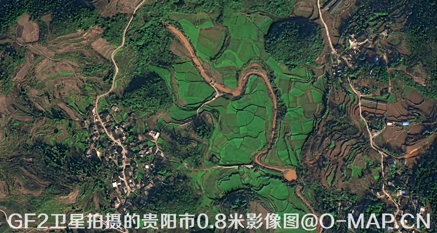 0.8米分辨率卫星影像图