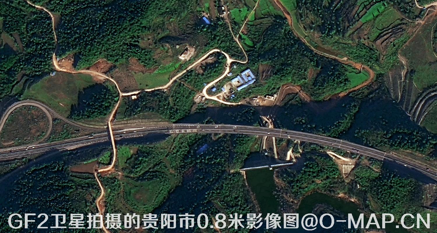 GF2卫星拍摄的0.8米卫星图