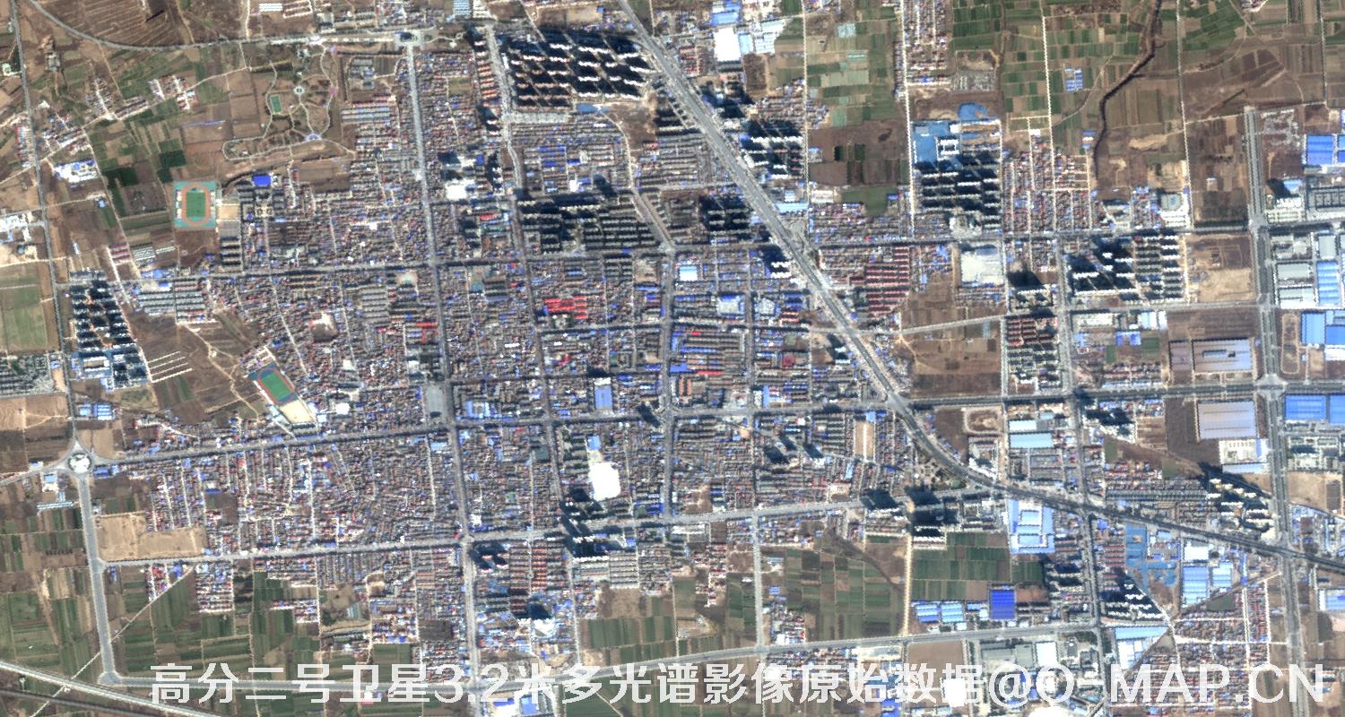 高分二号卫星3.2米MUL多光谱影像原始数据