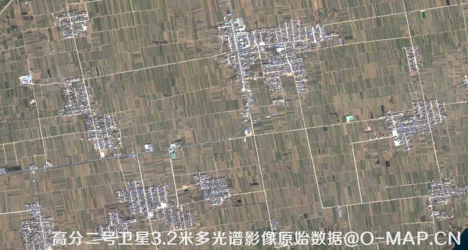 高分二号卫星3.2米MUL多光谱影像原始数据