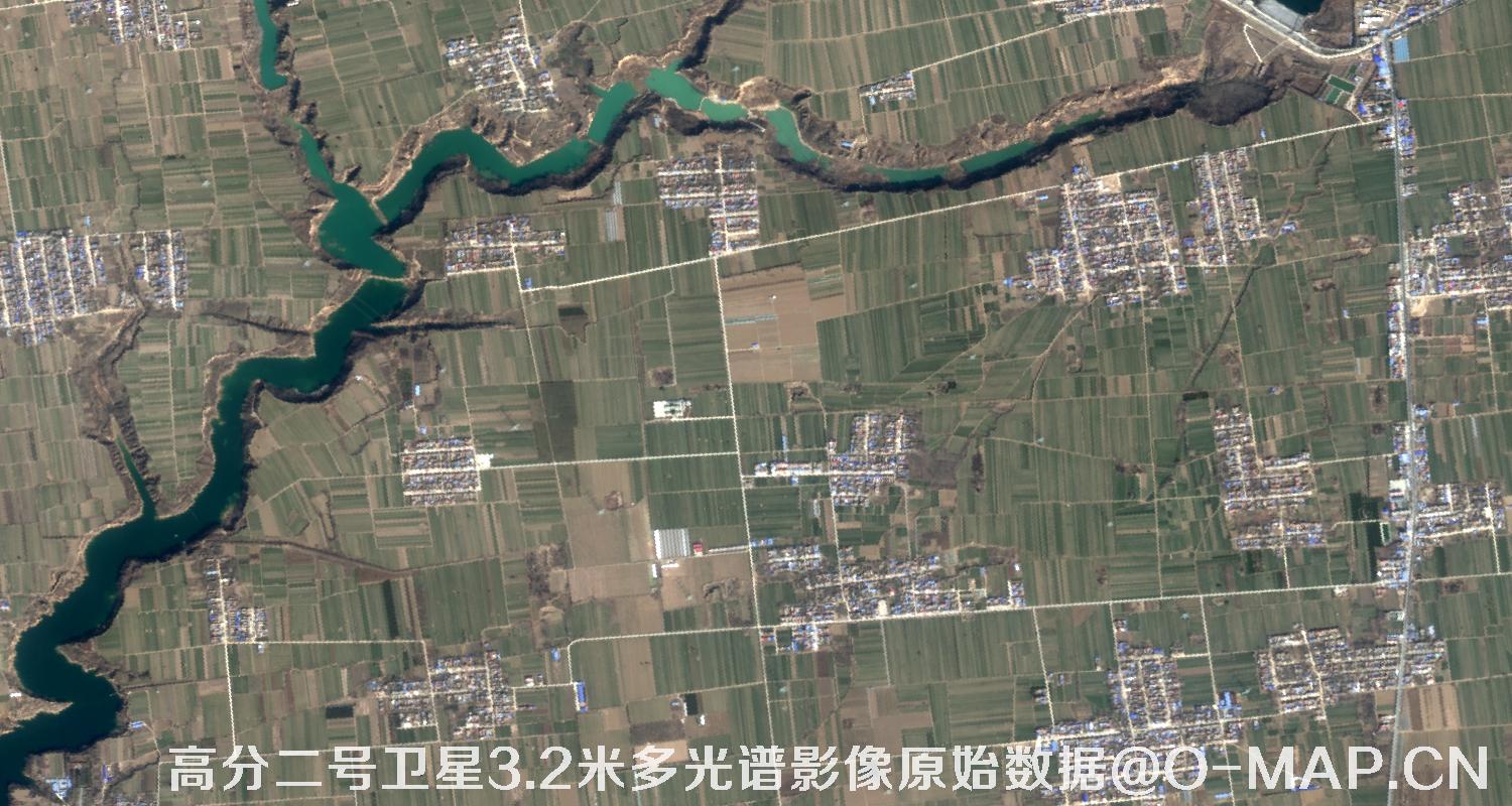 高分二号卫星3.2米MUL多光谱影像原始数据