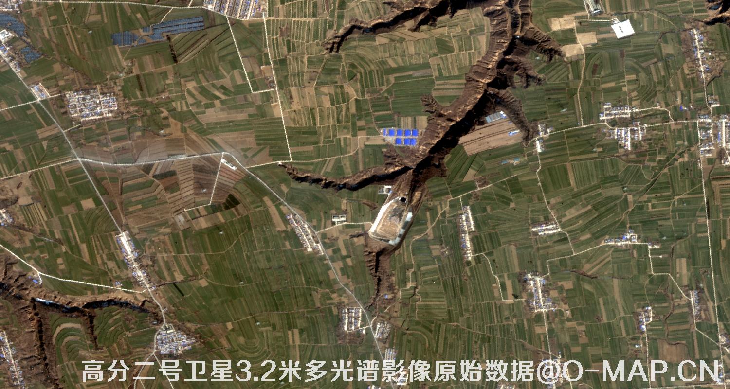 高分二号卫星3.2米MUL多光谱影像原始数据