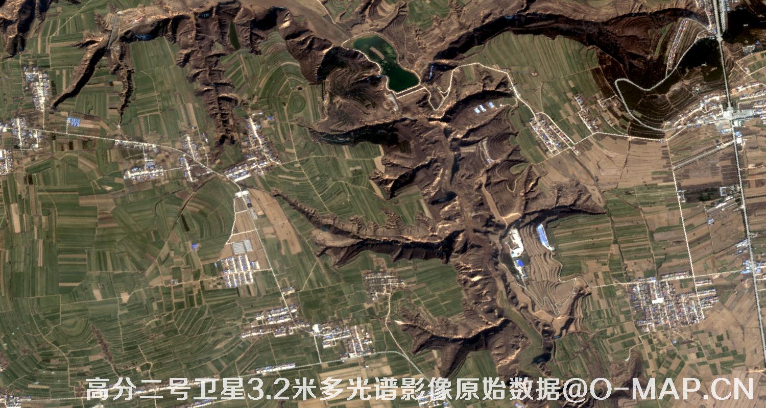 高分二号卫星3.2米MUL多光谱影像原始数据