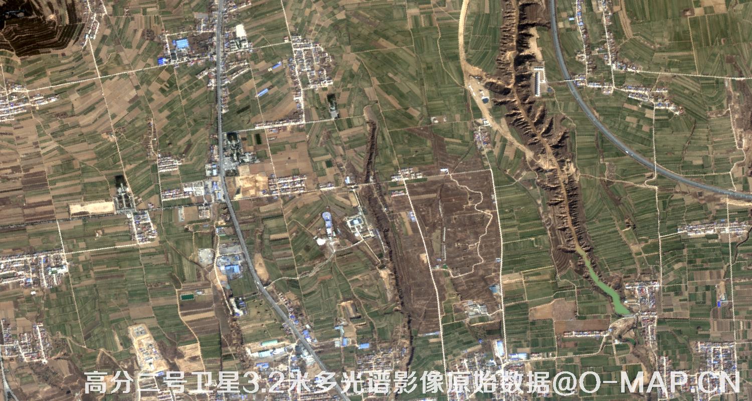 高分二号卫星3.2米MUL多光谱影像原始数据