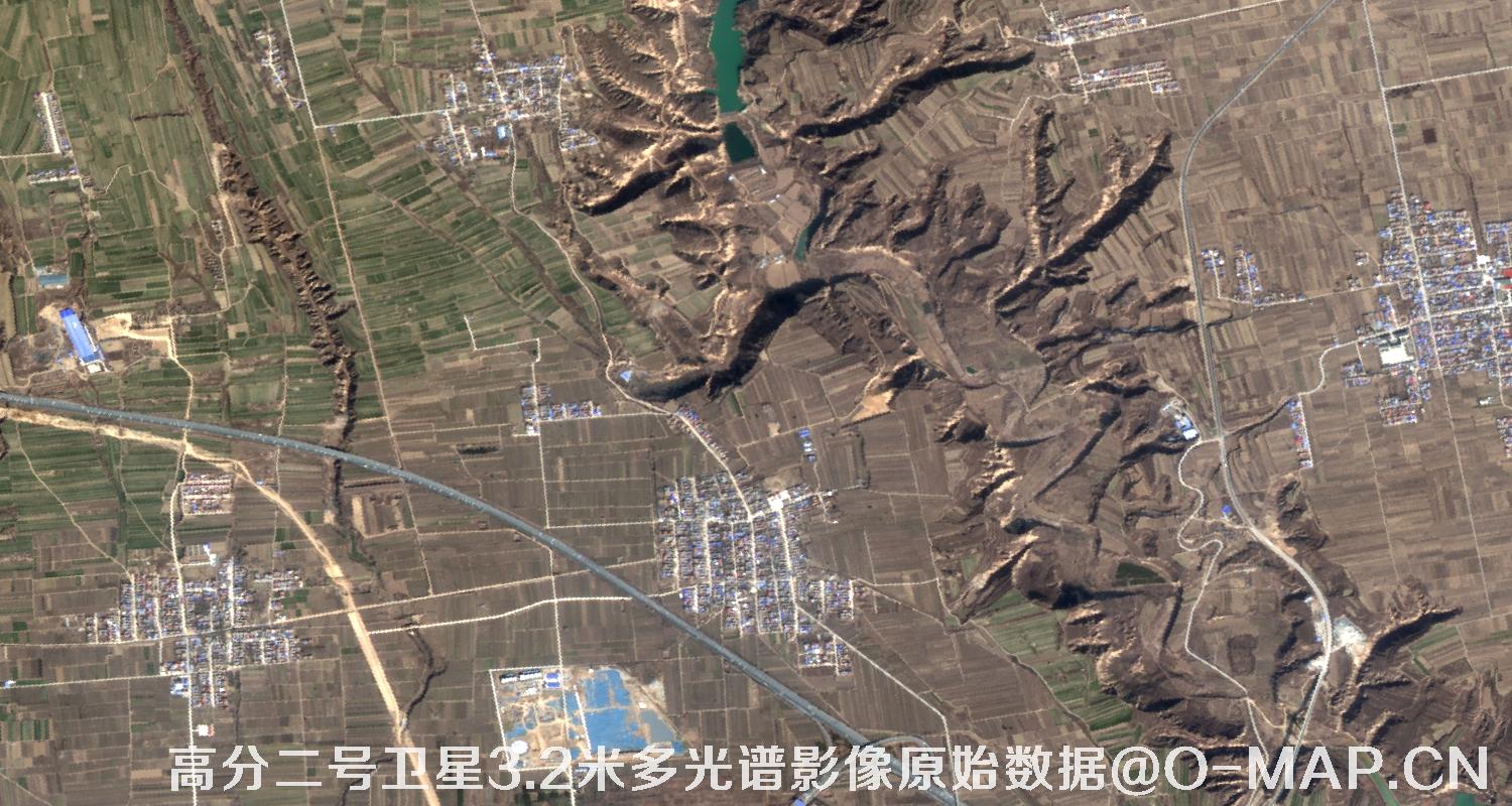 高分二号卫星3.2米MUL多光谱影像原始数据