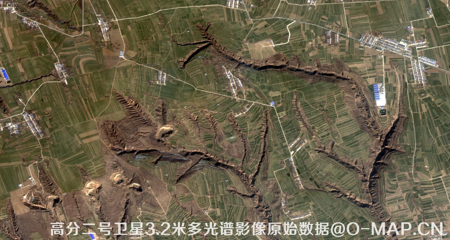 高分二号卫星3.2米MUL多光谱影像原始数据