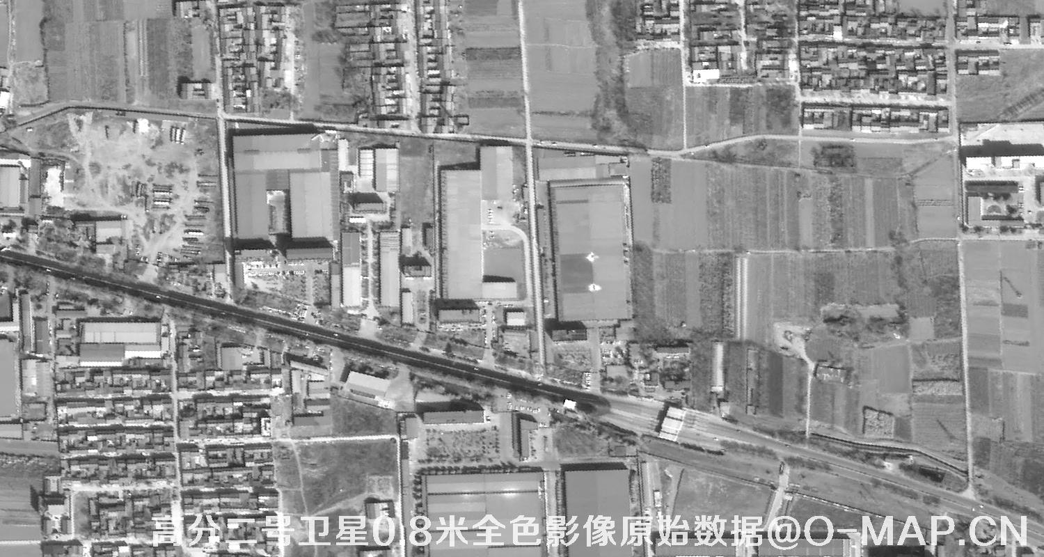 高分二号卫星0.8米PAN全色影像原始数据