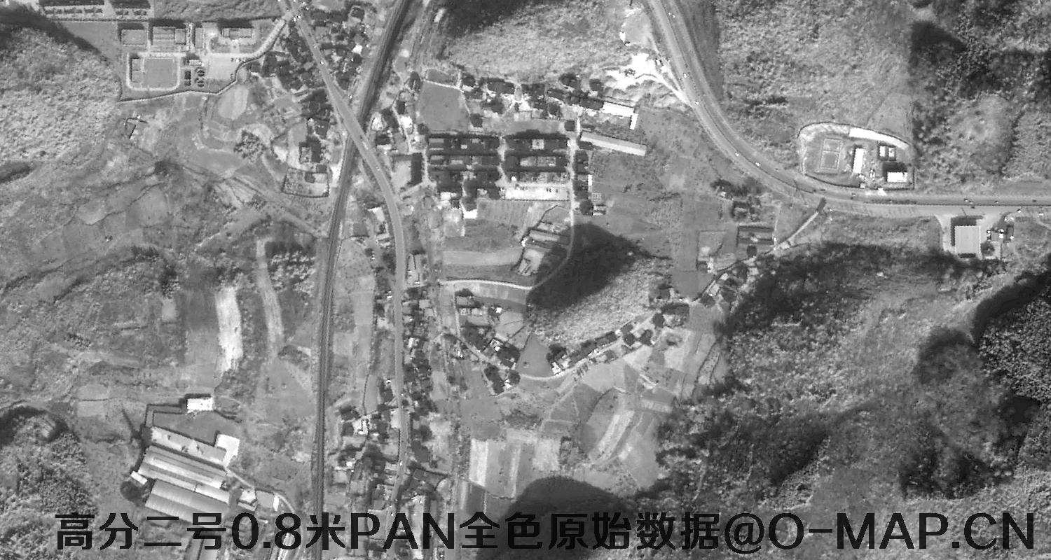 高分二号0.8米PAN全色原始数据
