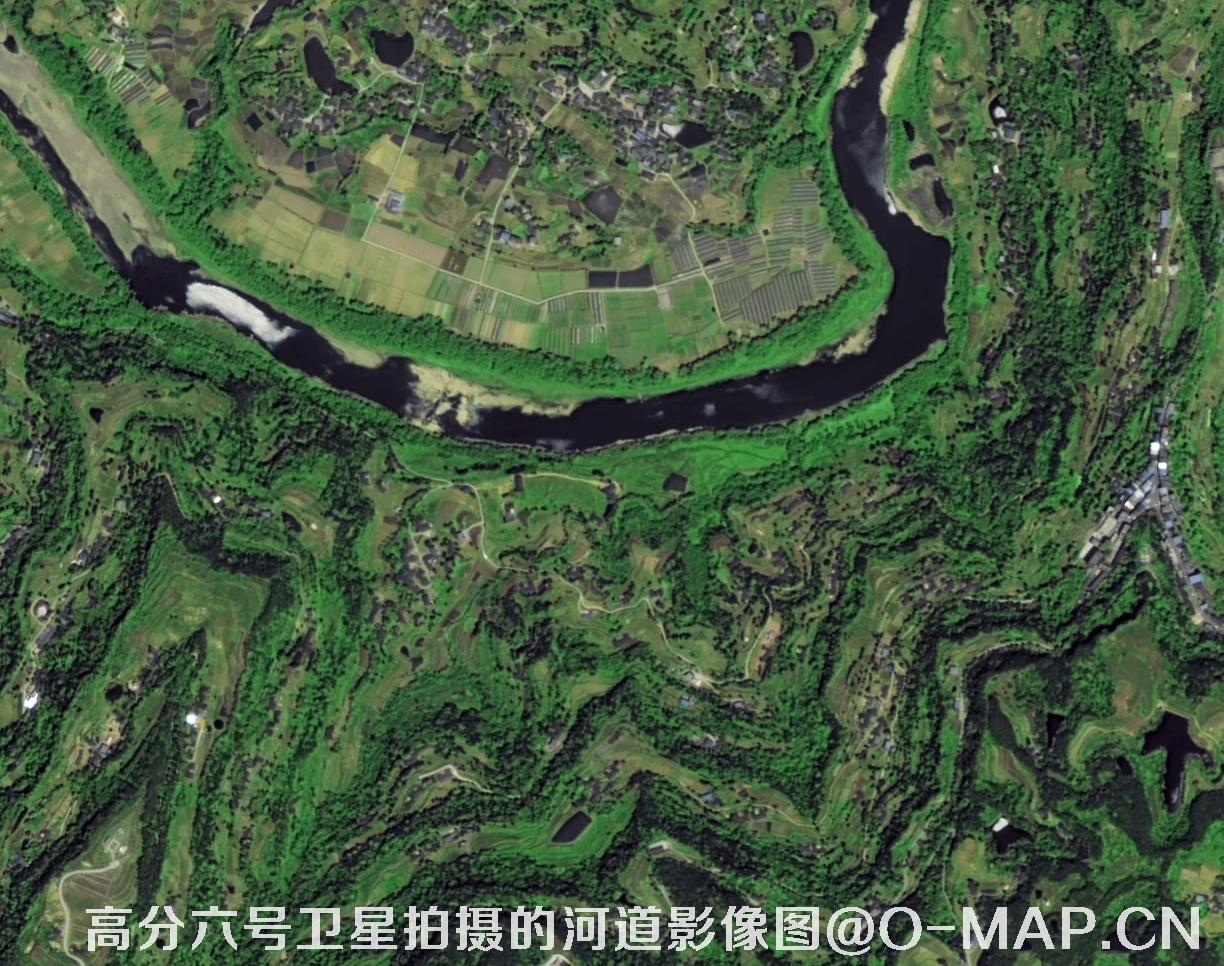 国产GF6卫星拍摄的高清卫星图像