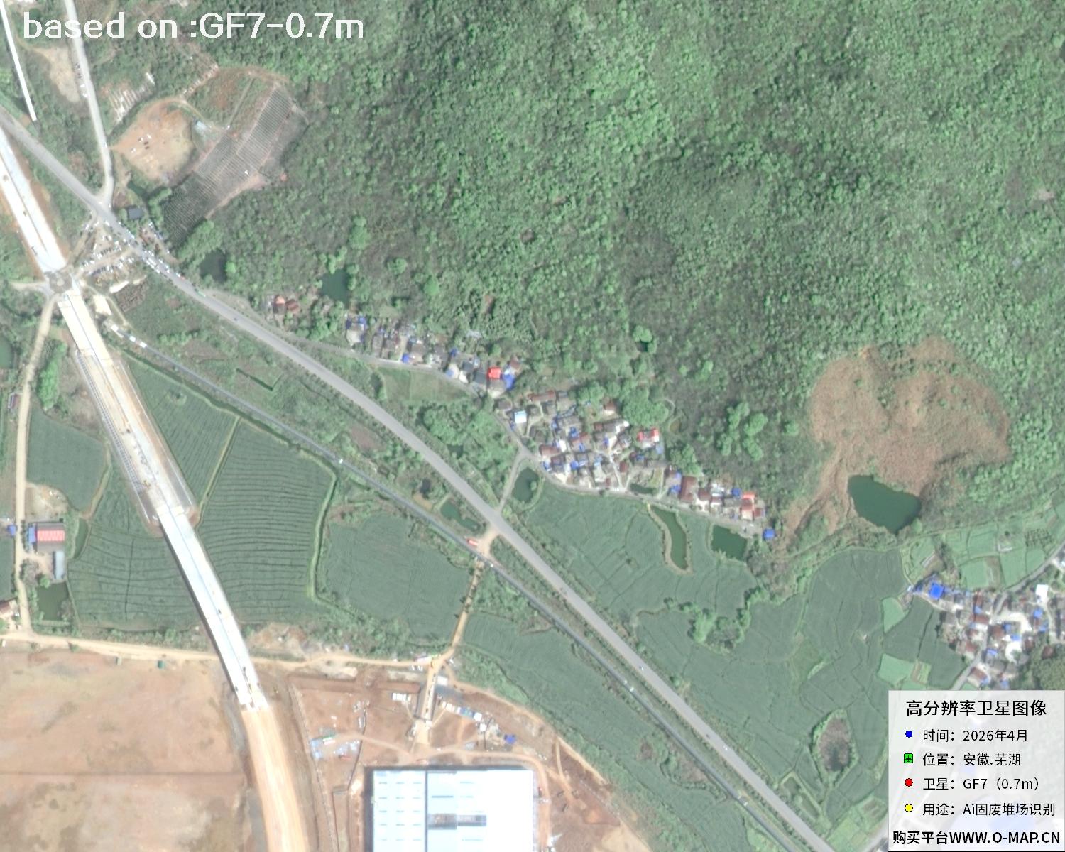 芜湖市2026年GF7号卫星图像 | Buy GF7 Satellite image29