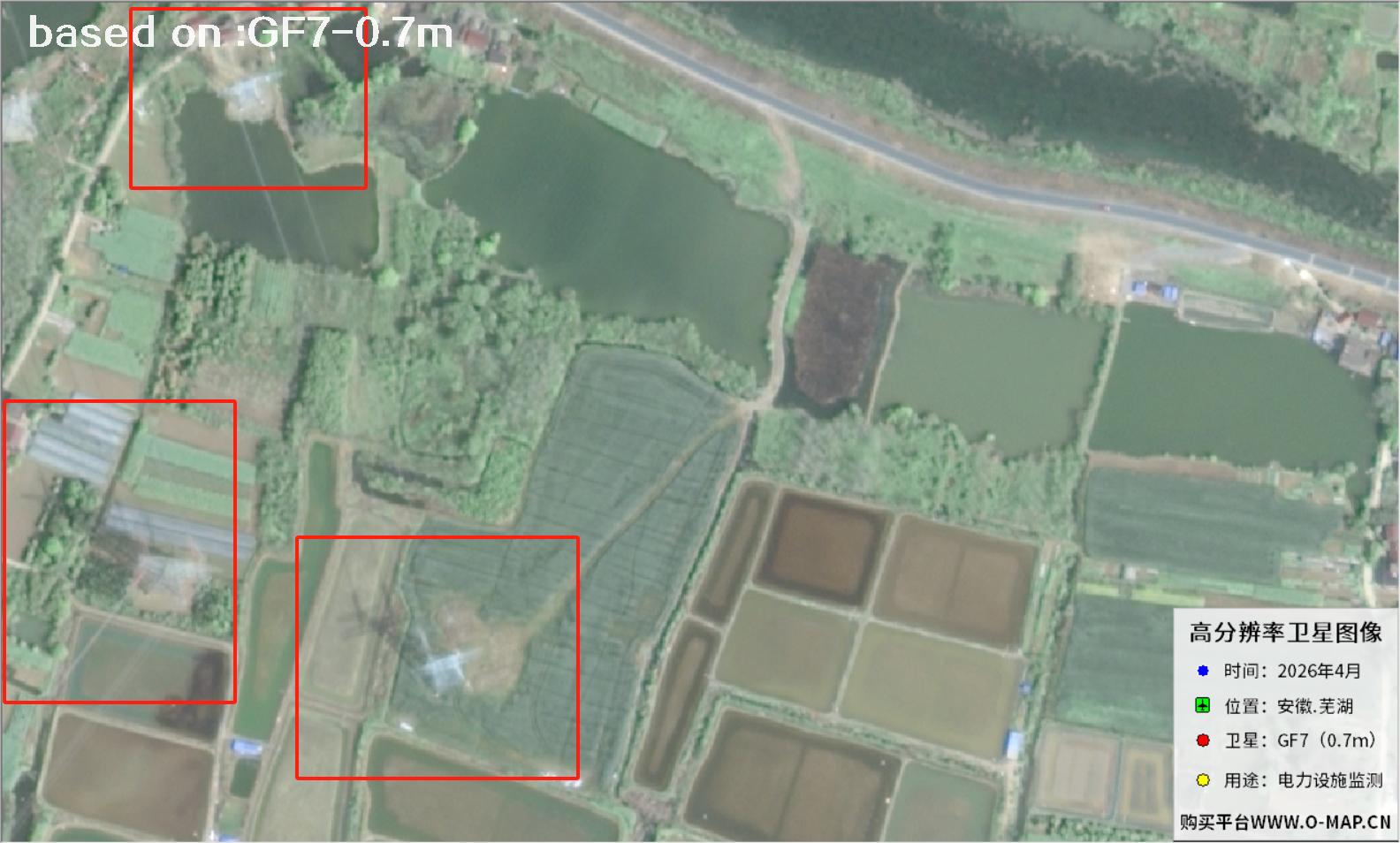 芜湖市2026年GF7号卫星图像 | Buy GF7 Satellite image3