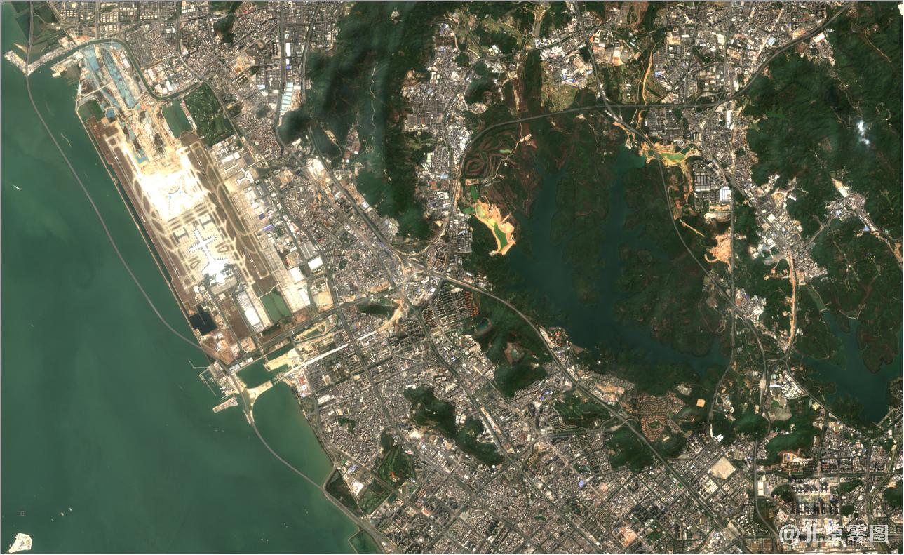 广东省2021年2月份最新卫星图