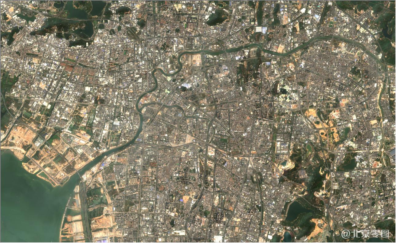 广东省2021年2月份最新卫星图