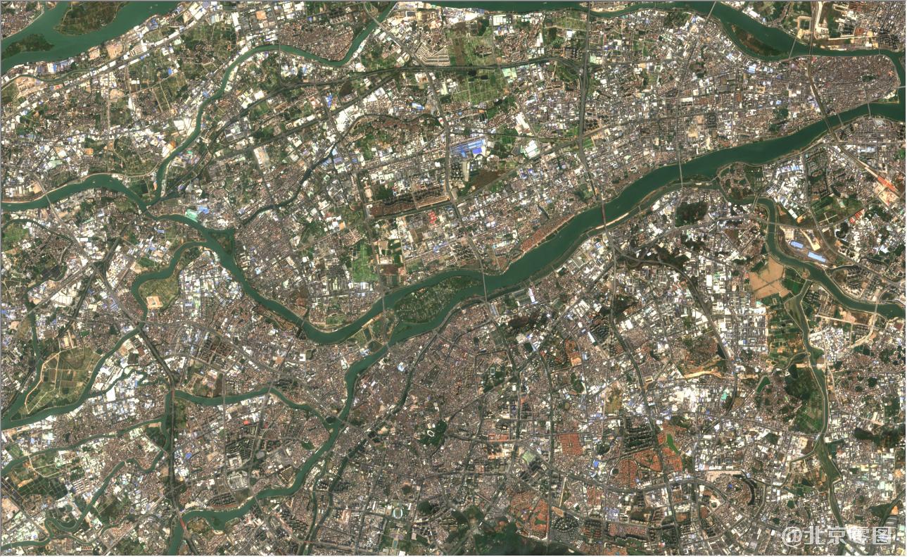 广东省2021年2月份最新卫星图
