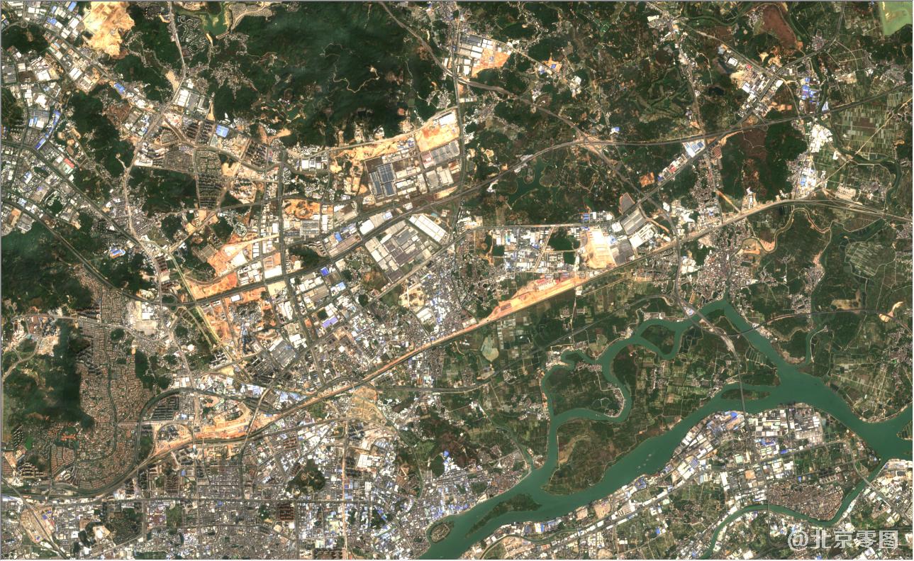 广东省2021年2月份最新卫星图