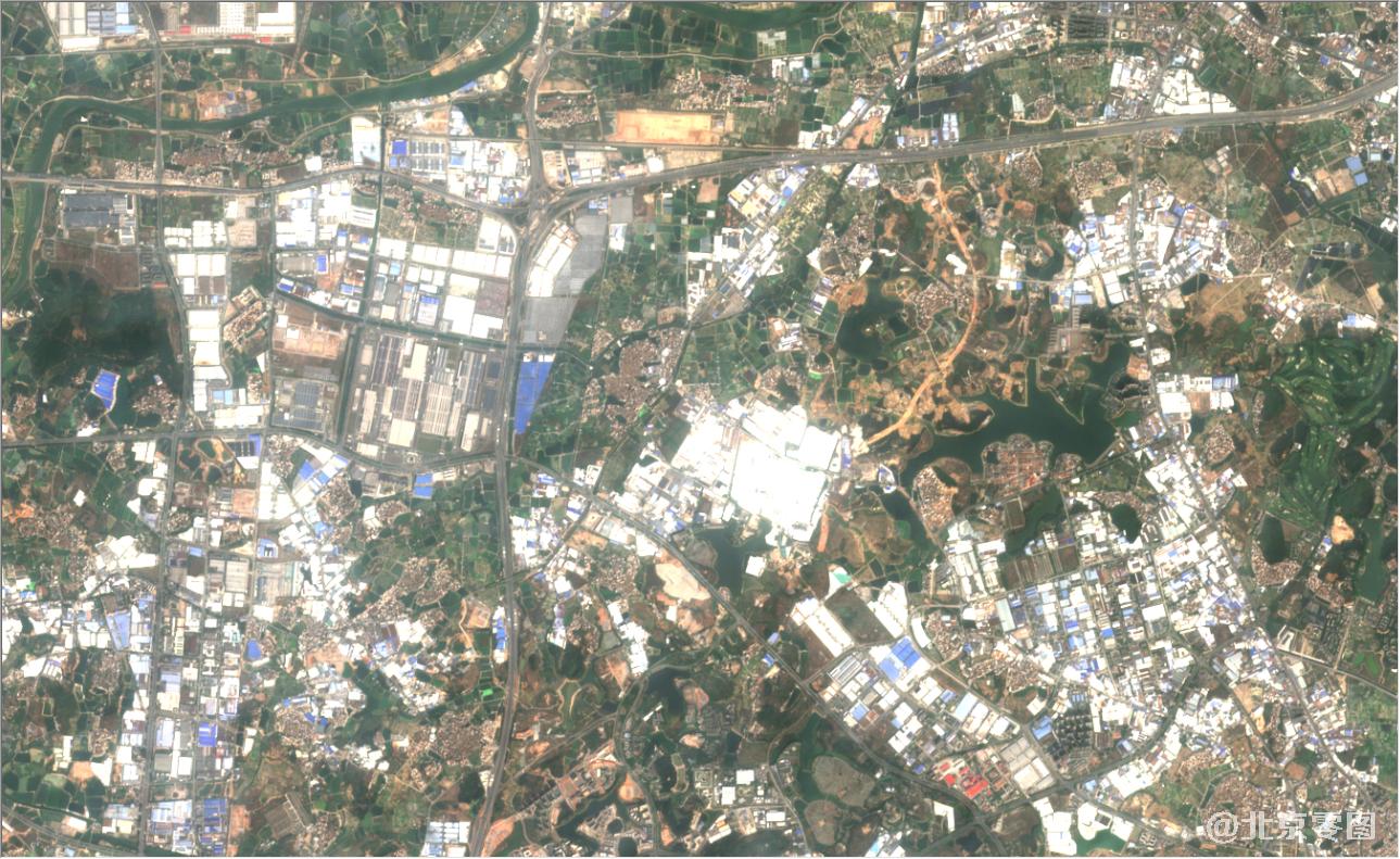 广东省2021年2月份最新卫星图