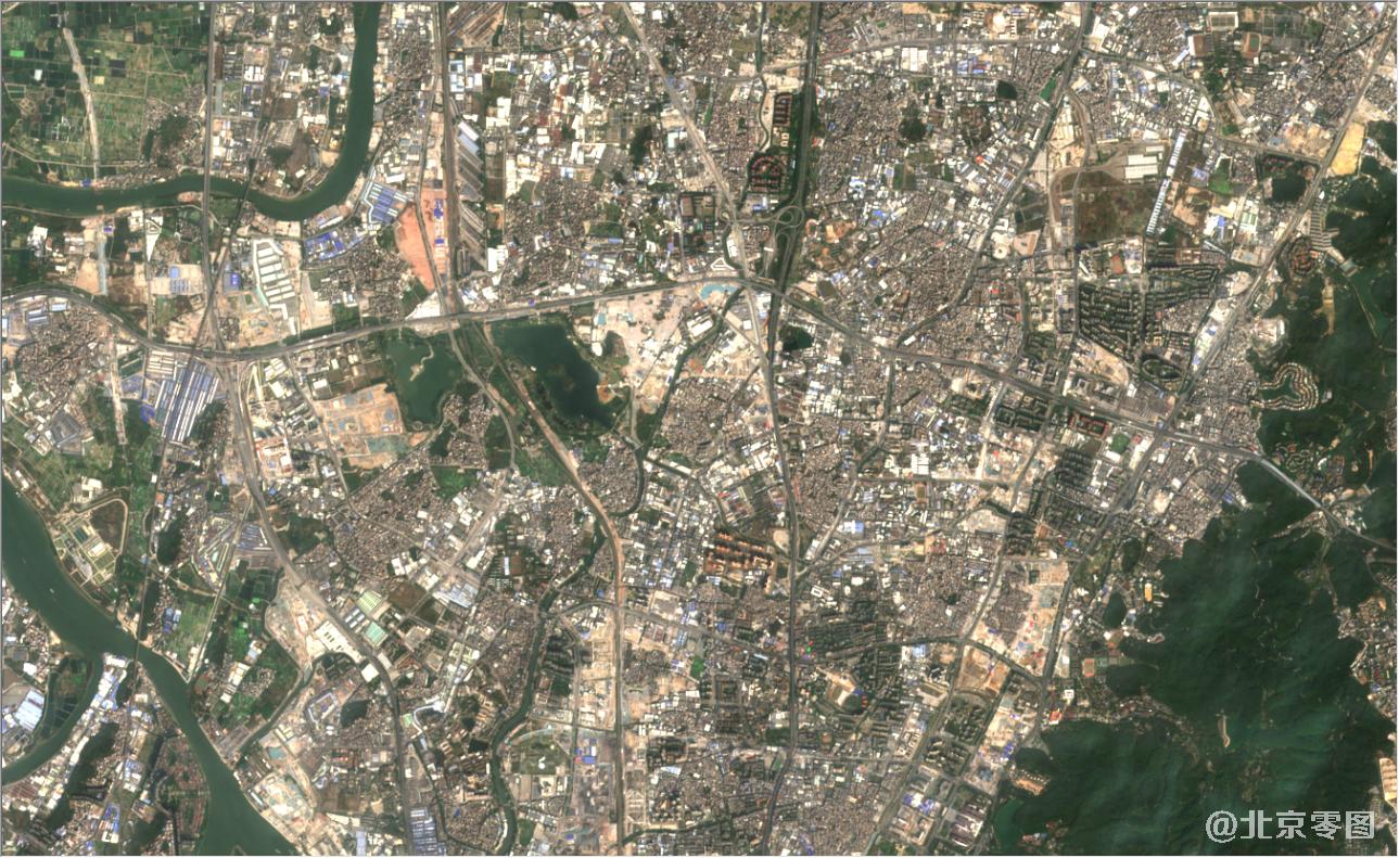 广东省2021年2月份最新卫星图