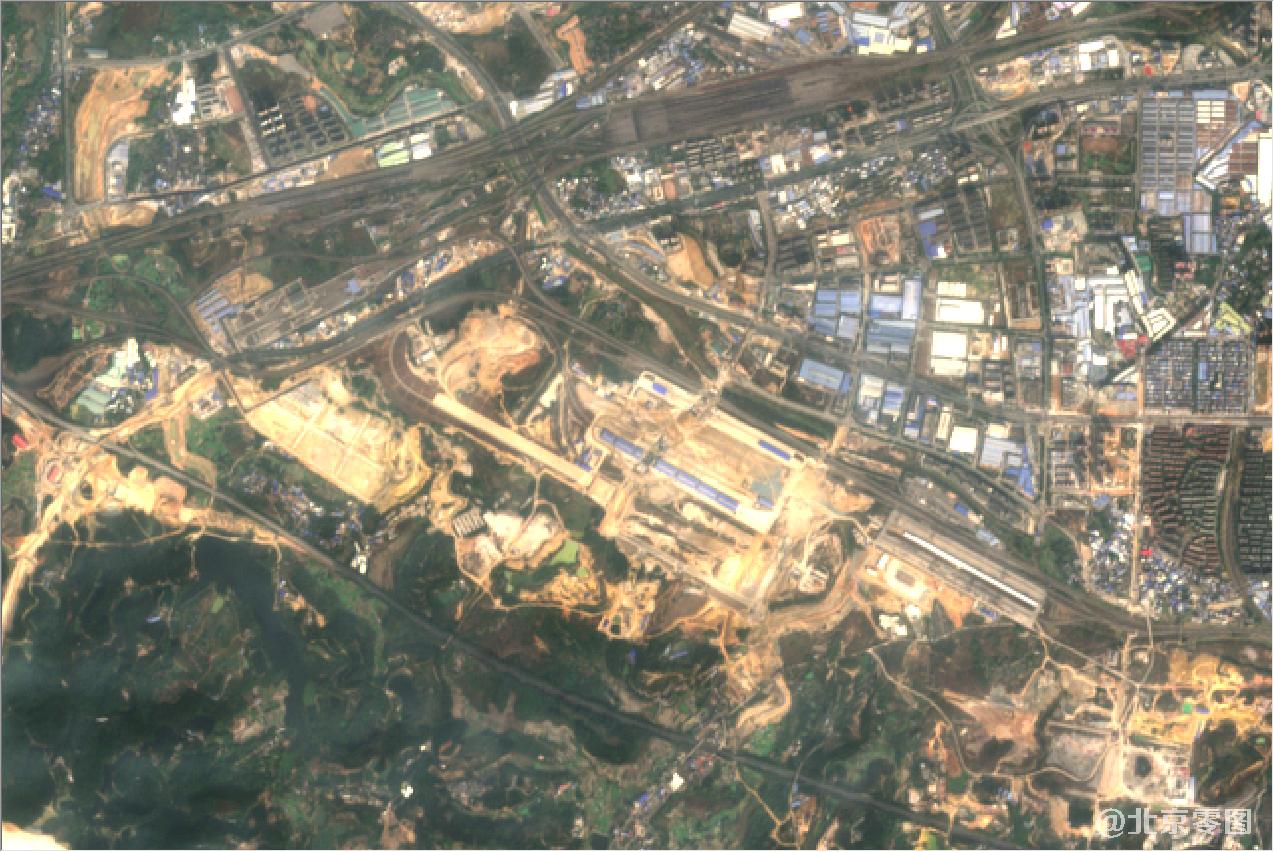 广西省2021年1月份最新卫星图