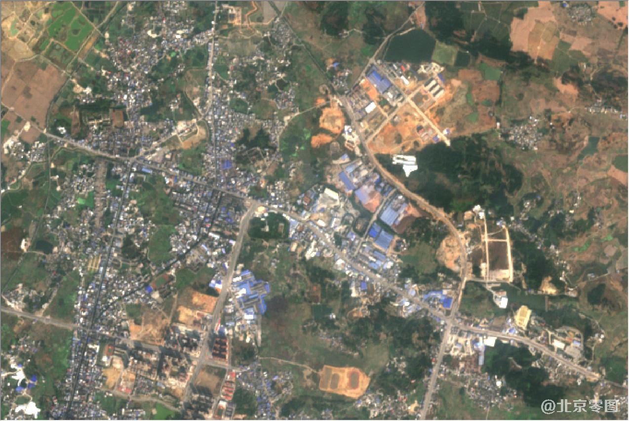 广西省2021年1月份最新卫星图
