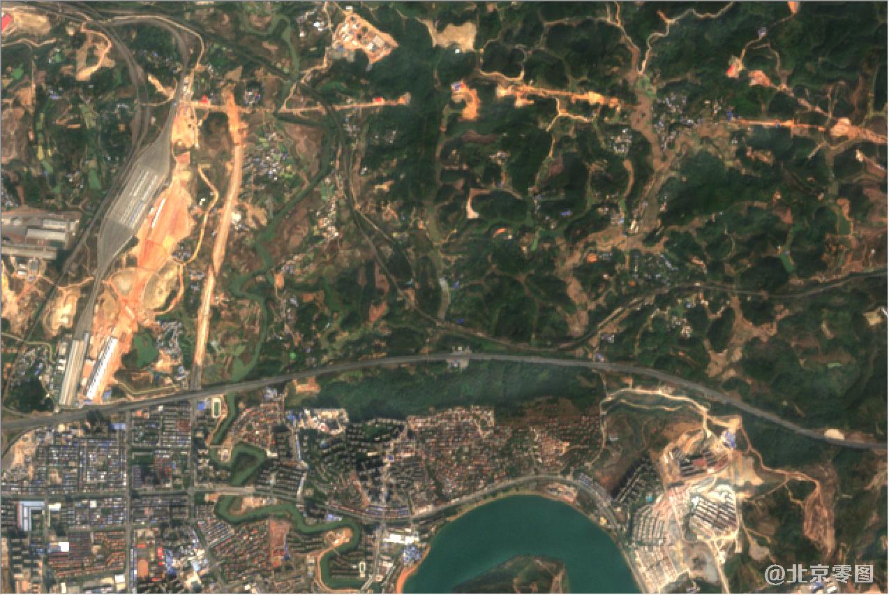 广西省2021年1月份最新卫星图