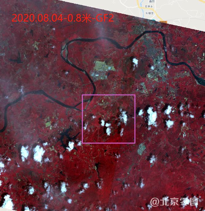 龟峰景区卫星影像查询结果