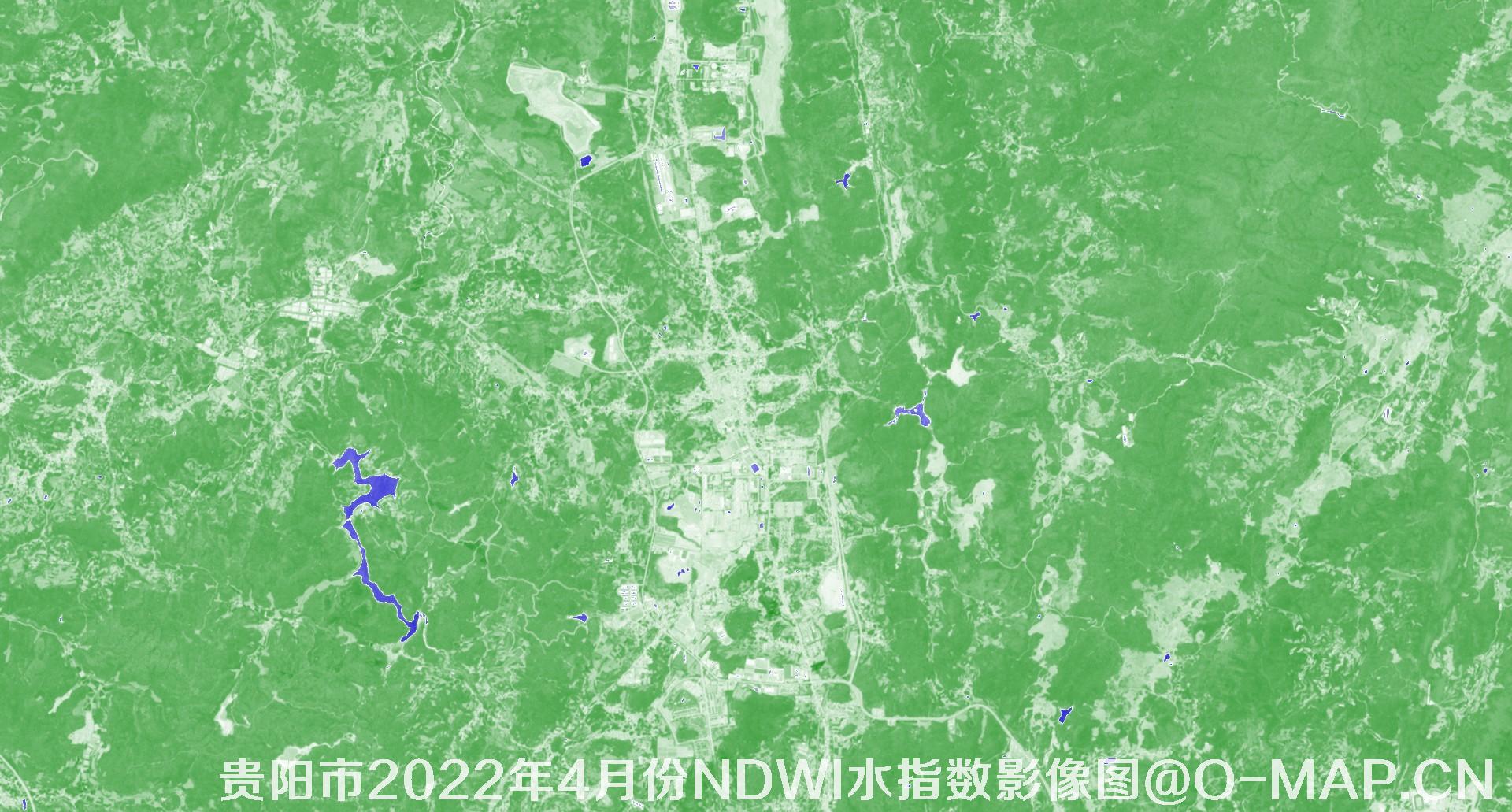 贵州省贵阳市2022年4月份10米多光谱影像分析图