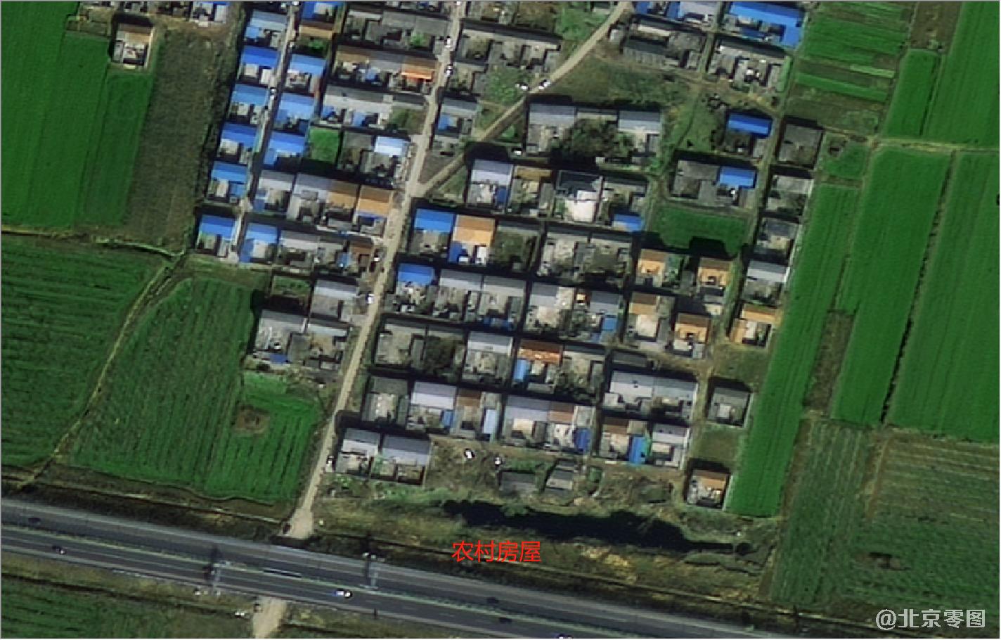 汉梁王墓群及周边环境卫星图