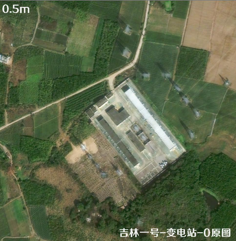 吉林一号卫星影像原图和HD超分清晰度对比