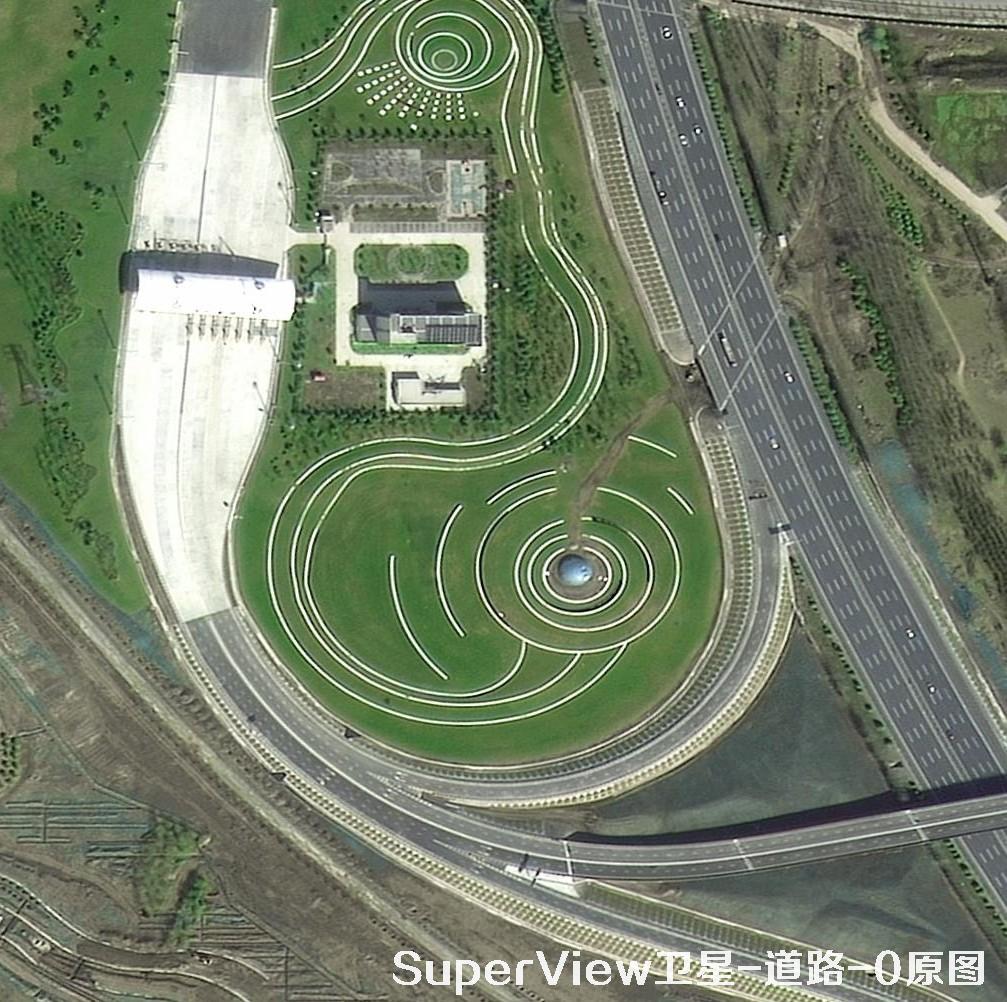 SuperView高景一号星影像原图和HD超分清晰度对比