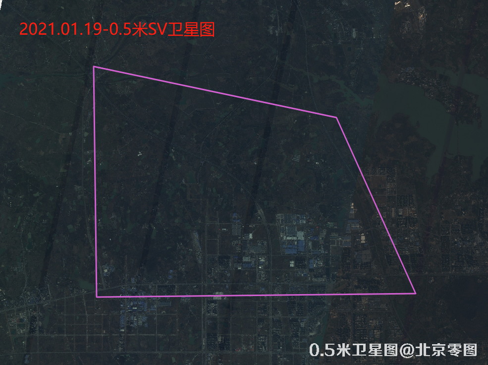 合肥市南岗镇最新卫星图查询报告
