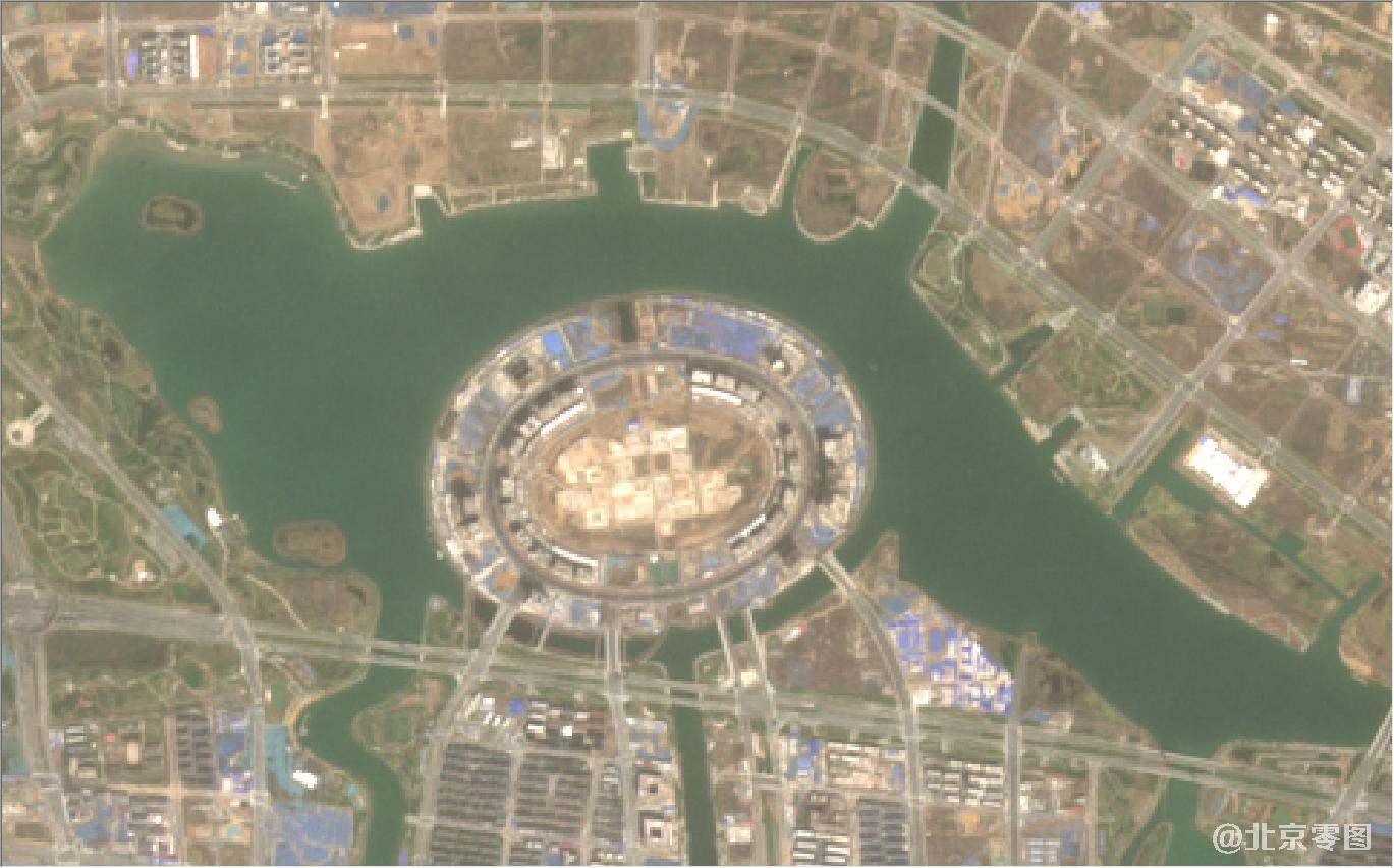 河南省郑州市新郑市最新卫星图-2021年3月份拍摄