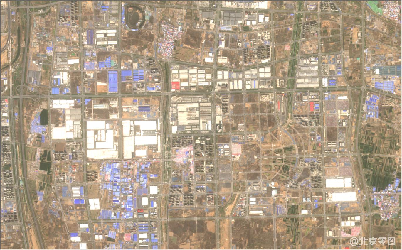 河南省郑州市新郑市最新卫星图-2021年3月份拍摄