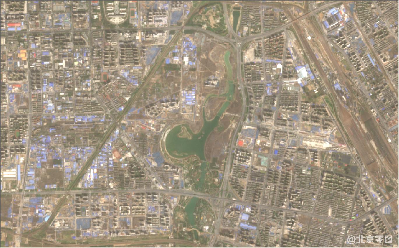 河南省郑州市新郑市最新卫星图-2021年3月份拍摄