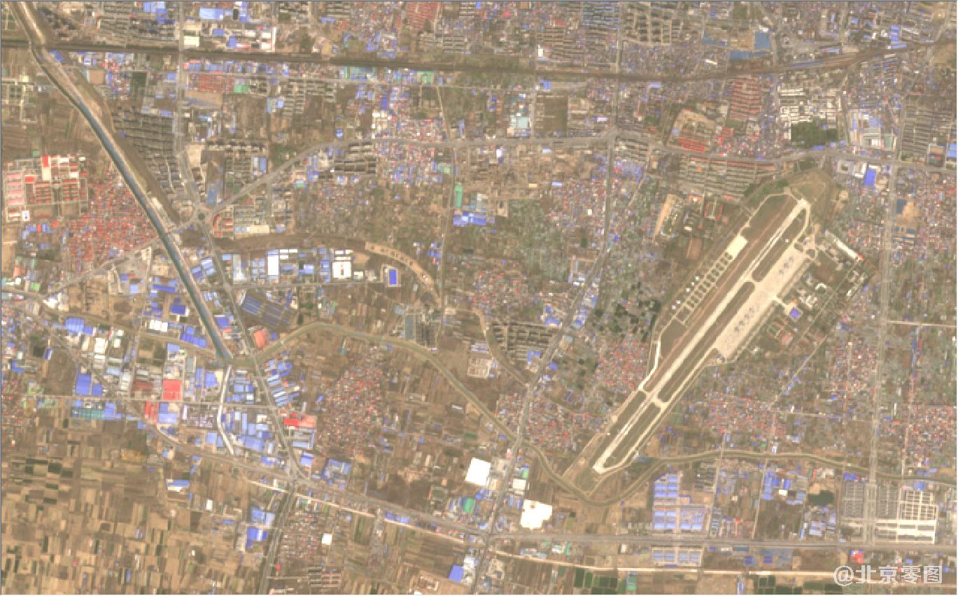 河南省郑州市新郑市最新卫星图-2021年3月份拍摄