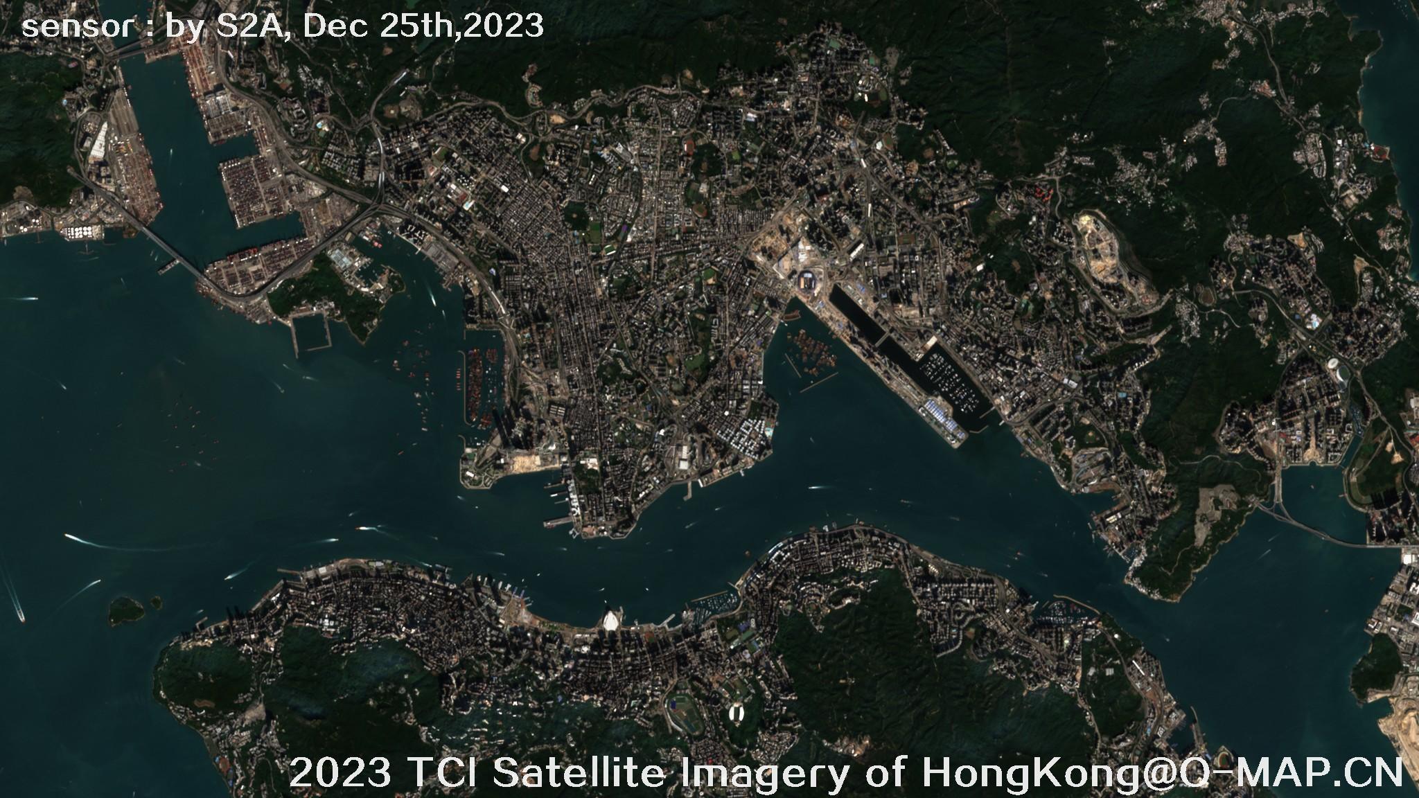 2023 【TCI-FCI-SWIR-NDSI】 Satellite Imagery of Hong Kong