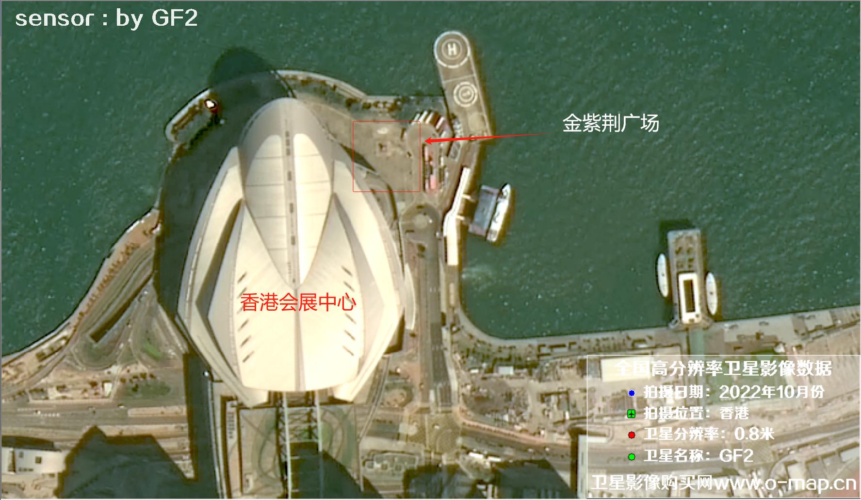 香港岛南区地标建筑2022年10月份影像图