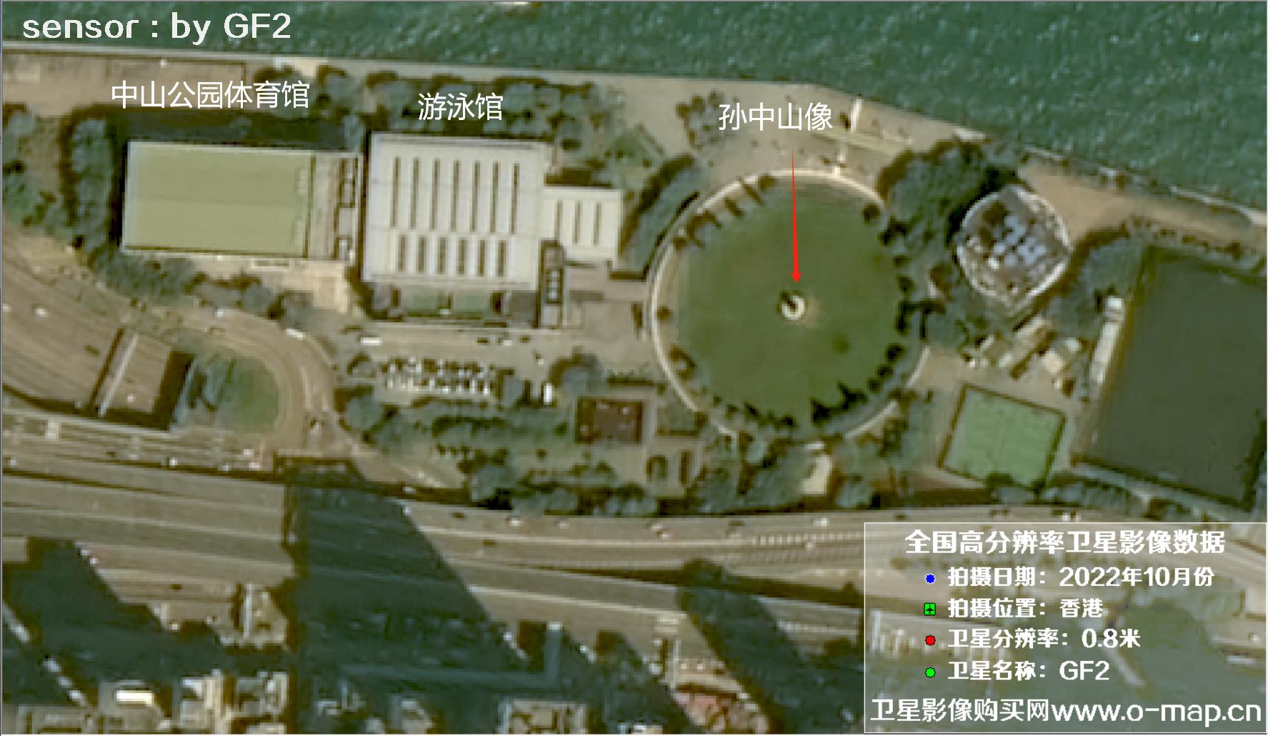 香港岛南区地标建筑2022年10月份影像图