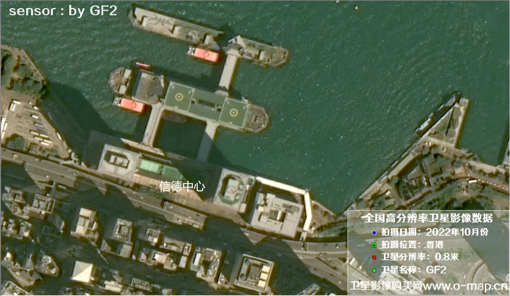 香港岛南区地标建筑2022年10月份影像图