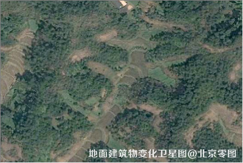 点击查看大图 地面建筑物变化卫星图