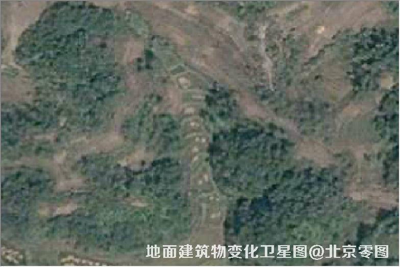 点击查看大图 地面建筑物变化卫星图