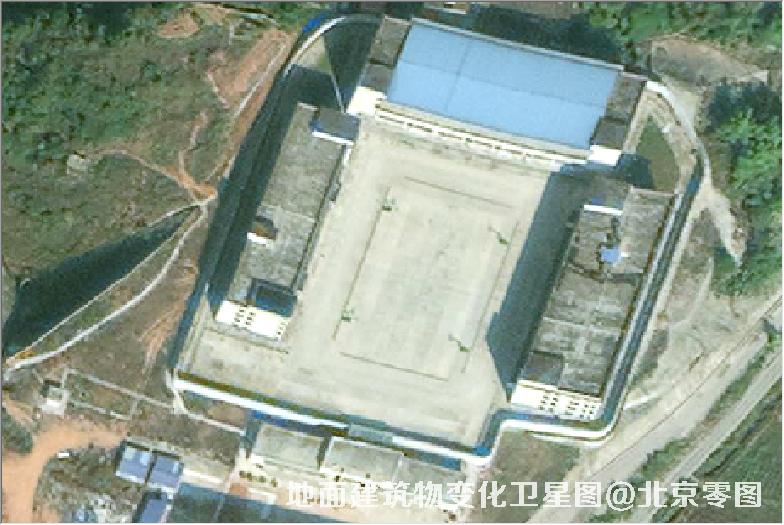 点击查看大图 地面建筑物变化卫星图