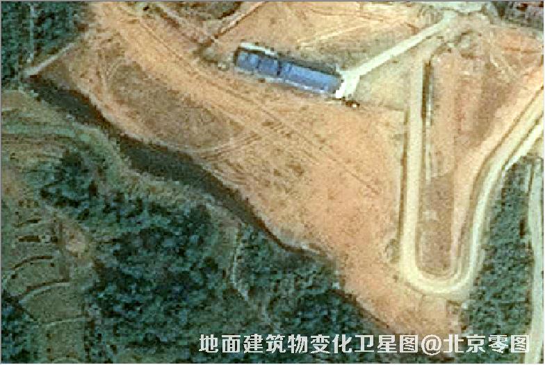 点击查看大图 地面建筑物变化卫星图