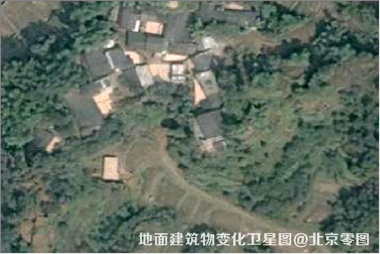 点击查看大图 地面建筑物变化卫星图