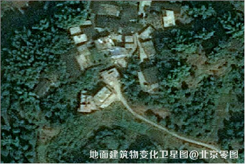 点击查看大图 地面建筑物变化卫星图