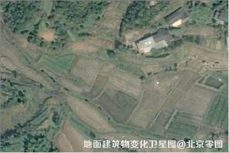 点击查看大图 地面建筑物变化卫星图